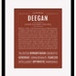 Frame Options | Bordeaux | Black Frame, Matted
