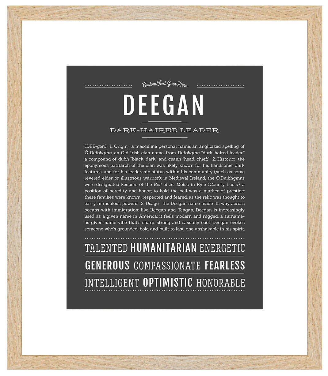 Frame Options | Charcoal Gray | Maple Frame, Matted