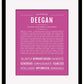 Frame Options | Dark Pink | Black Frame, Matted
