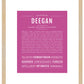 Frame Options | Dark Pink | Maple Frame, Matted