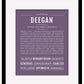 Frame Options | Deep Purple | Black Frame, Matted