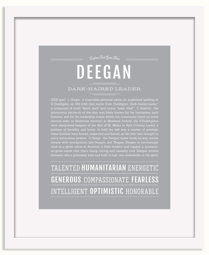 Frame Options | Light Gray | White Frame, Matted