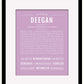 Frame Options | Lilac | Black Frame, Matted