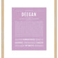 Frame Options | Lilac | Maple Frame, Matted