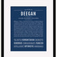 Frame Options | Midnight Blue | Black Frame, Matted