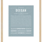 Frame Options | Powder Blue | Maple Frame, Matted