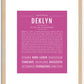 Deklyn | Name Art Print