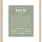 Deklyn | Name Art Print