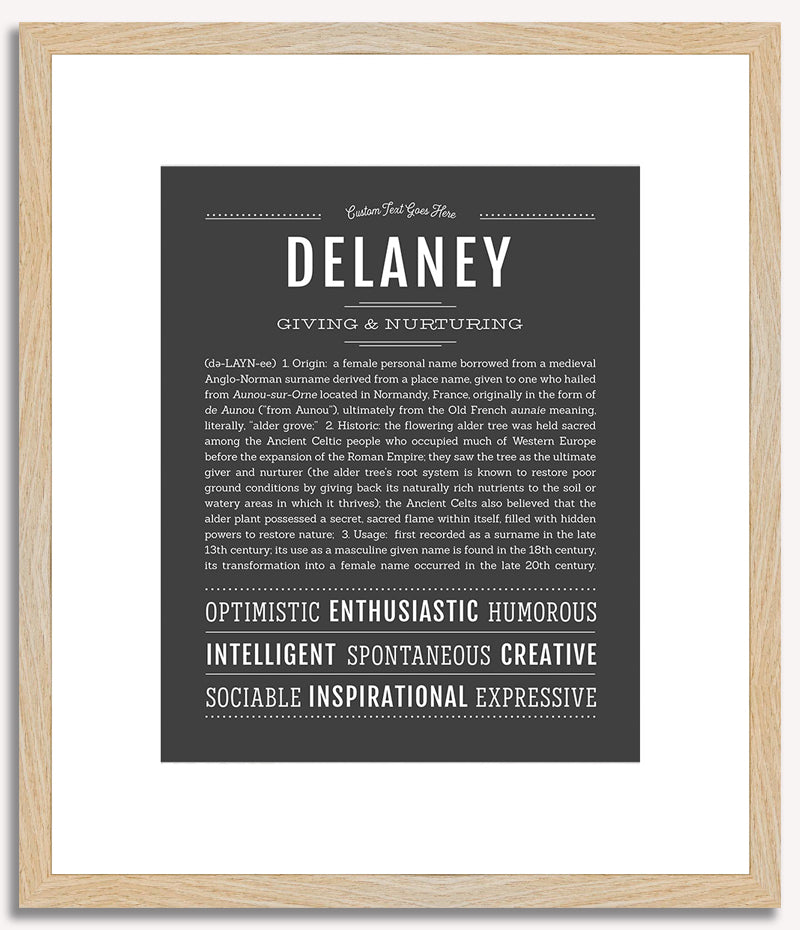 Delaney | Name Art Print