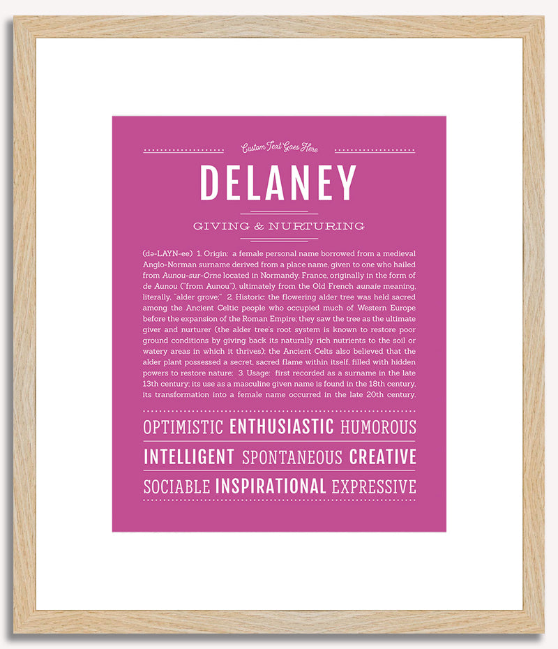 Delaney | Name Art Print