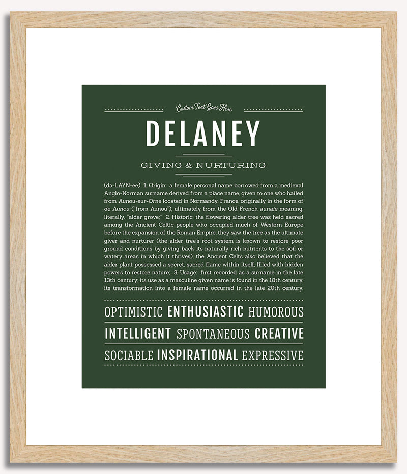 Delaney | Name Art Print