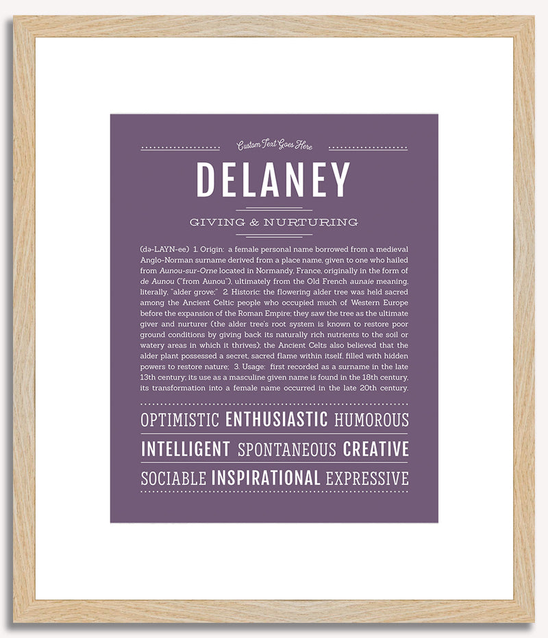 Delaney | Name Art Print