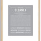 Delaney | Name Art Print