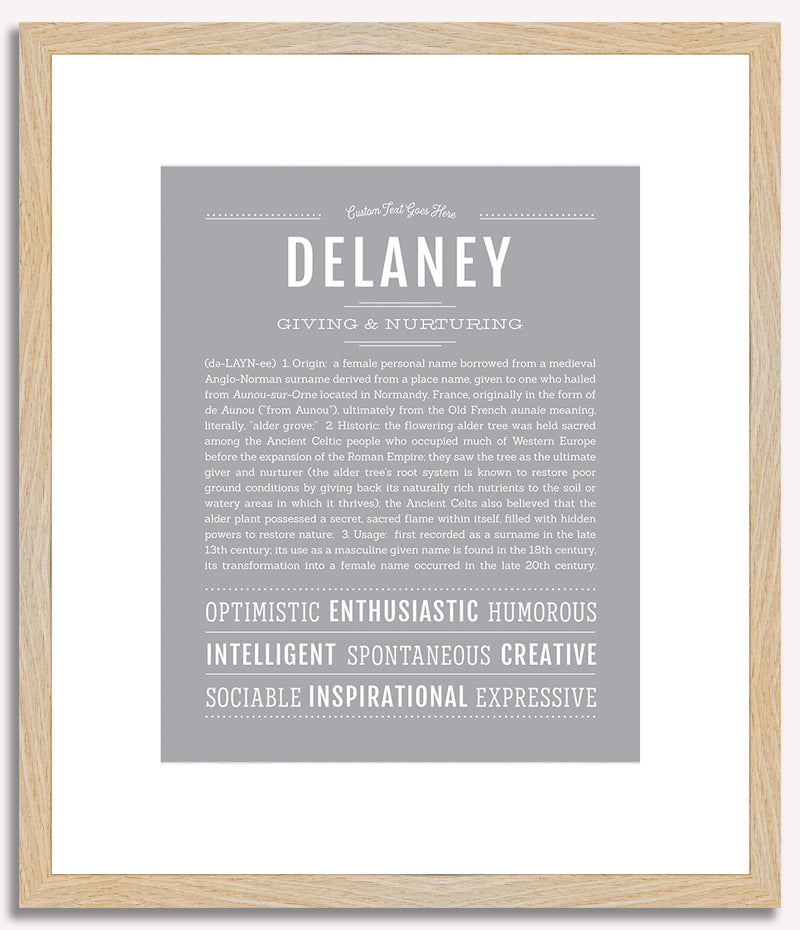 Delaney | Name Art Print