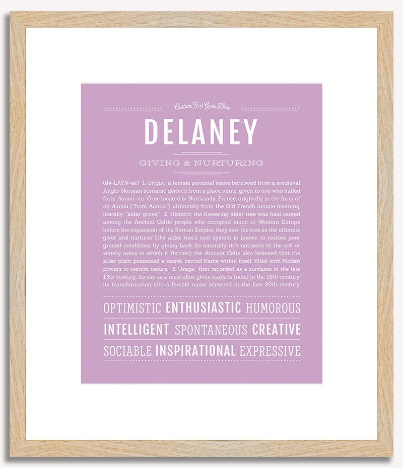 Delaney | Name Art Print