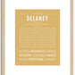 Delaney | Name Art Print