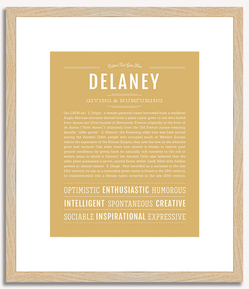 Delaney | Name Art Print