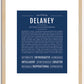 Delaney | Name Art Print