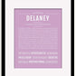 Frame Options | Lilac | Black Frame, Matted