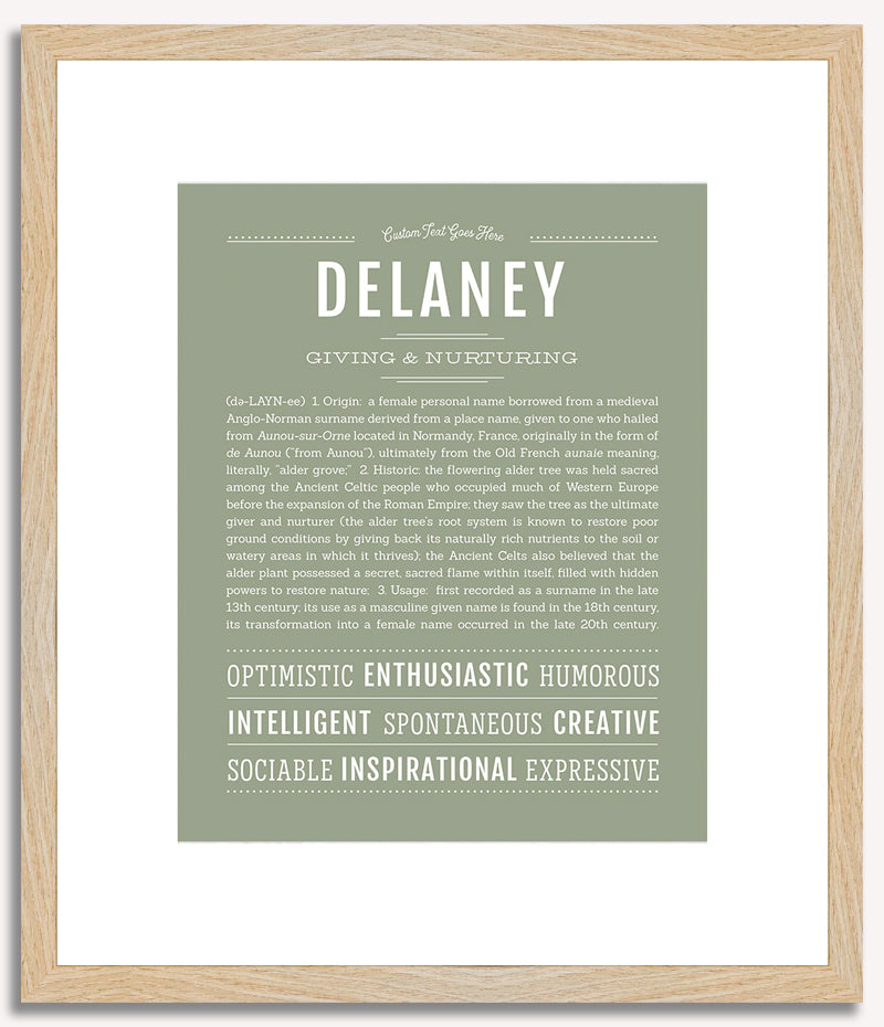 Delaney | Name Art Print