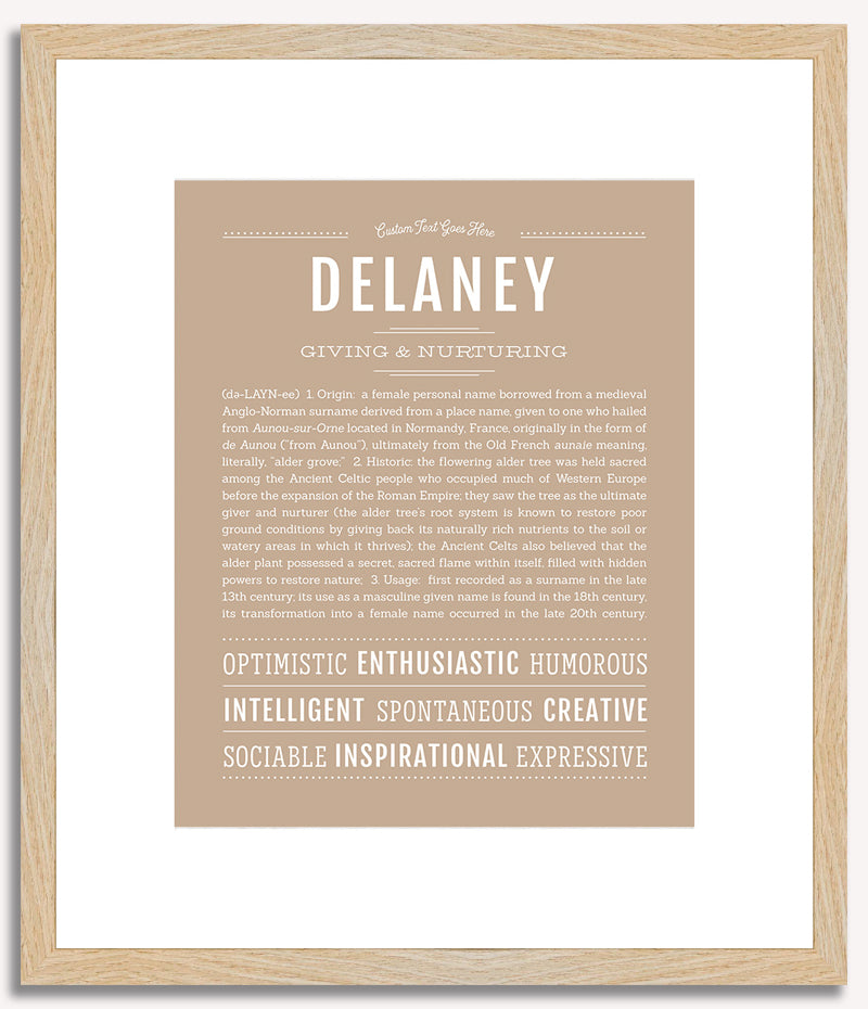 Delaney | Name Art Print