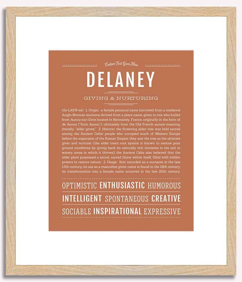 Delaney | Name Art Print