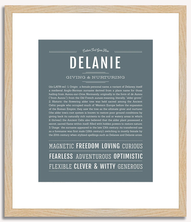 Delanie | Name Art Print