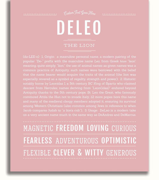 Frame Options | Dusty Rose | No Frame