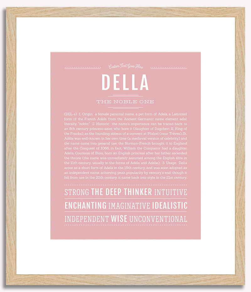 Della | Name Art Print