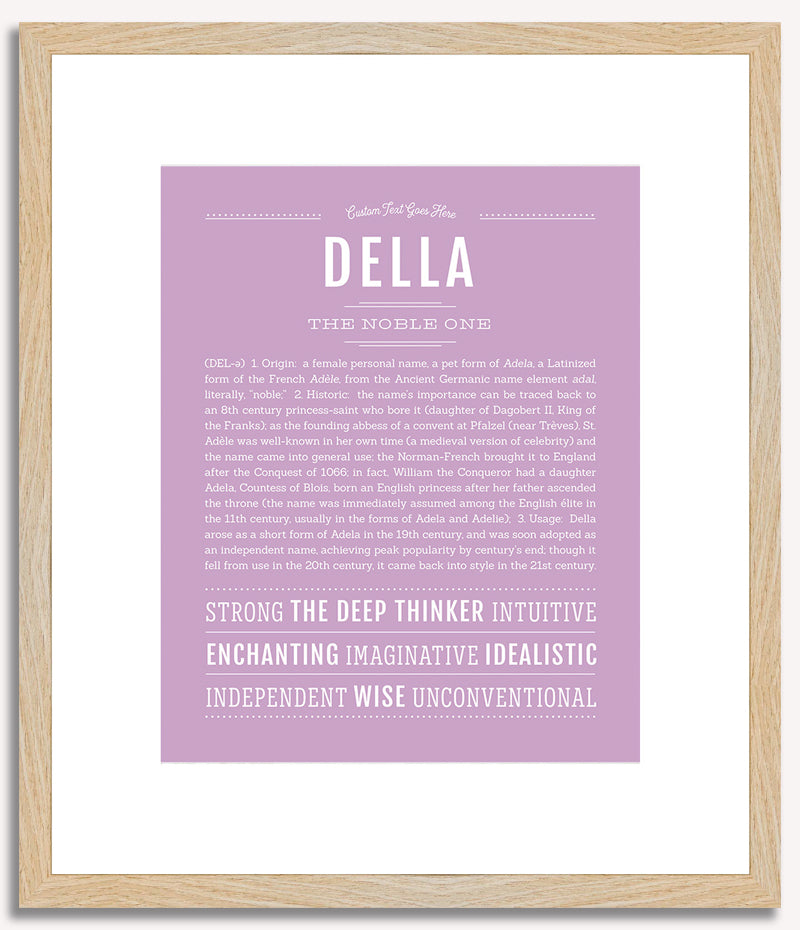 Della | Name Art Print