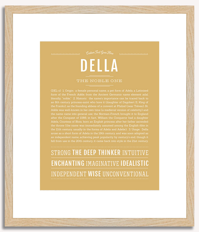 Della | Name Art Print