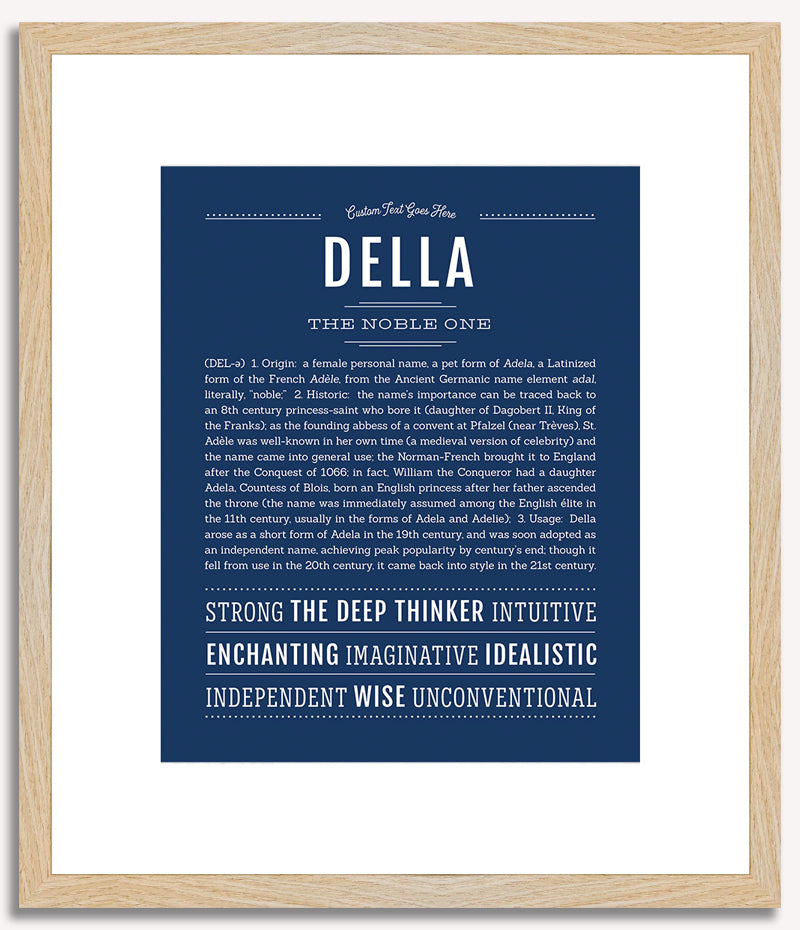 Della | Name Art Print