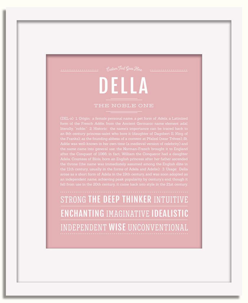 Frame Options | Dusty Rose | White Frame, Matted