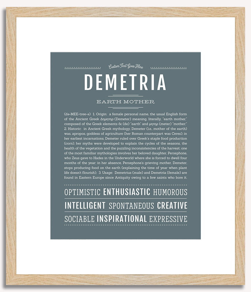 Demetria | Name Art Print