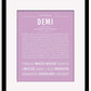 Frame Options | Lilac | Black Frame, Matted