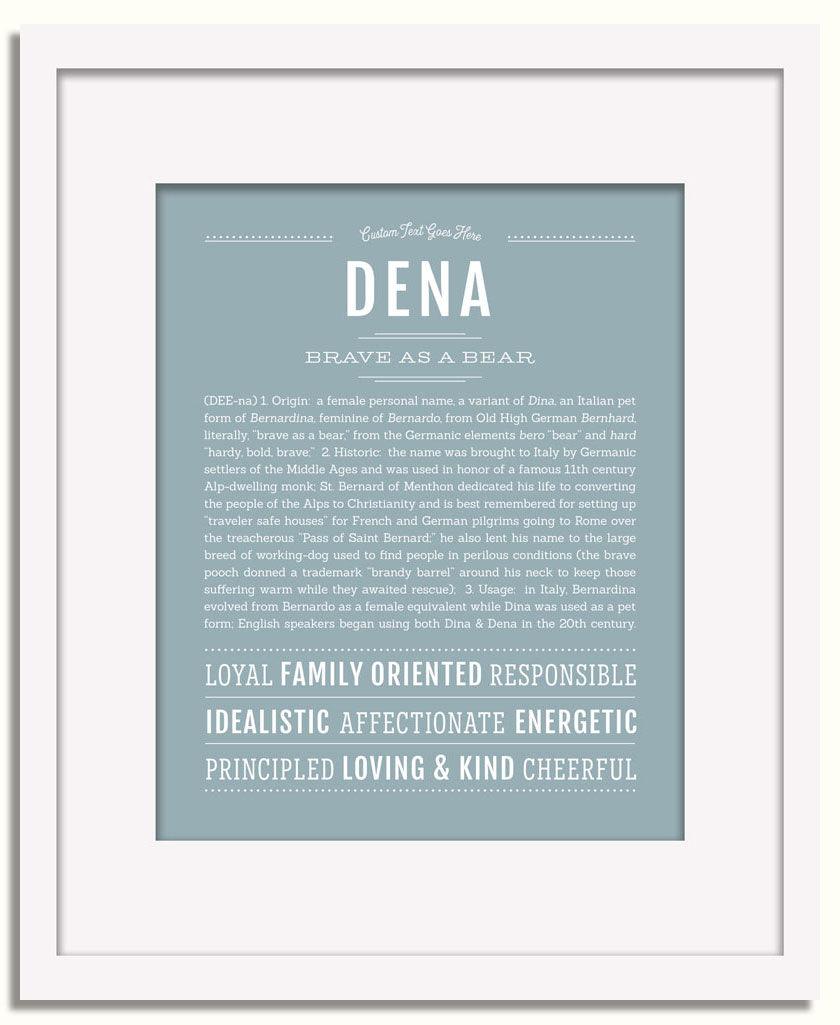 Dena | Name Art Print – Name Stories