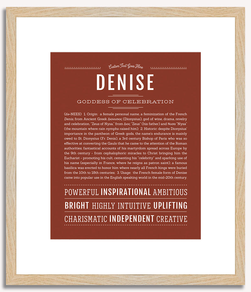 Denise | Name Art Print