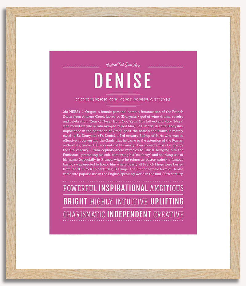 Denise | Name Art Print