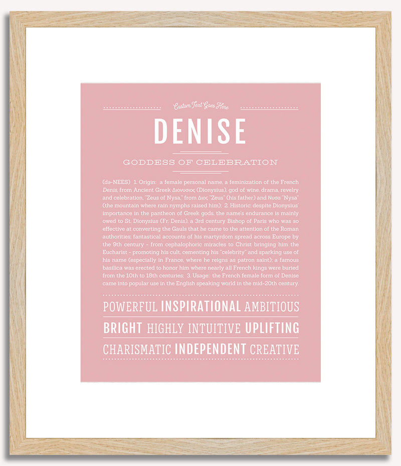 Denise | Name Art Print