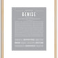 Denise | Name Art Print