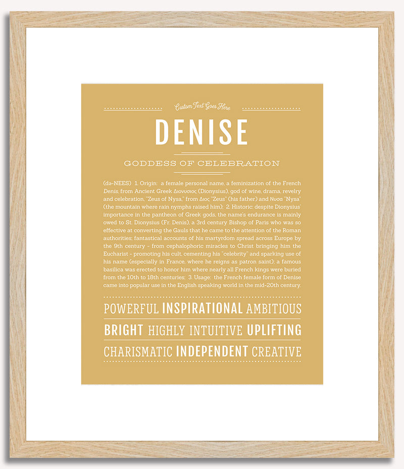 Denise | Name Art Print