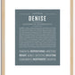 Denise | Name Art Print