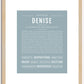 Denise | Name Art Print