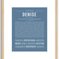 Denise | Name Art Print