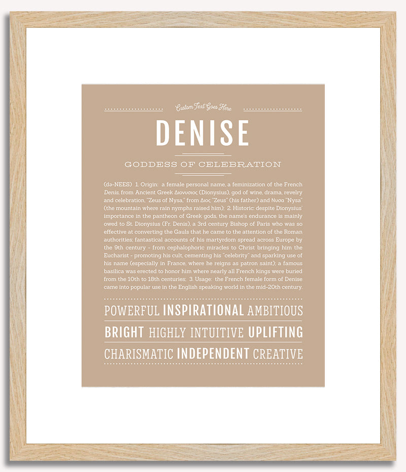 Denise | Name Art Print