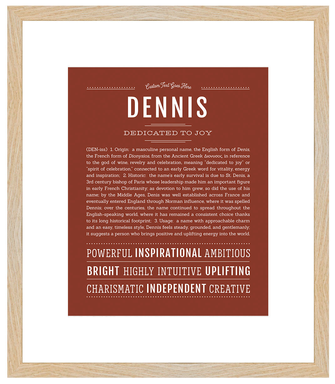 Frame Options | Bordeaux | Maple Frame, Matted