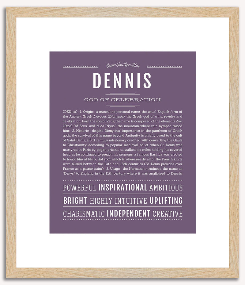 Dennis | Name Art Print