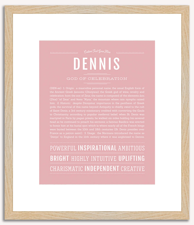 Dennis | Name Art Print