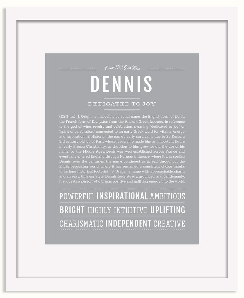 Frame Options | Light Gray | White Frame, Matted