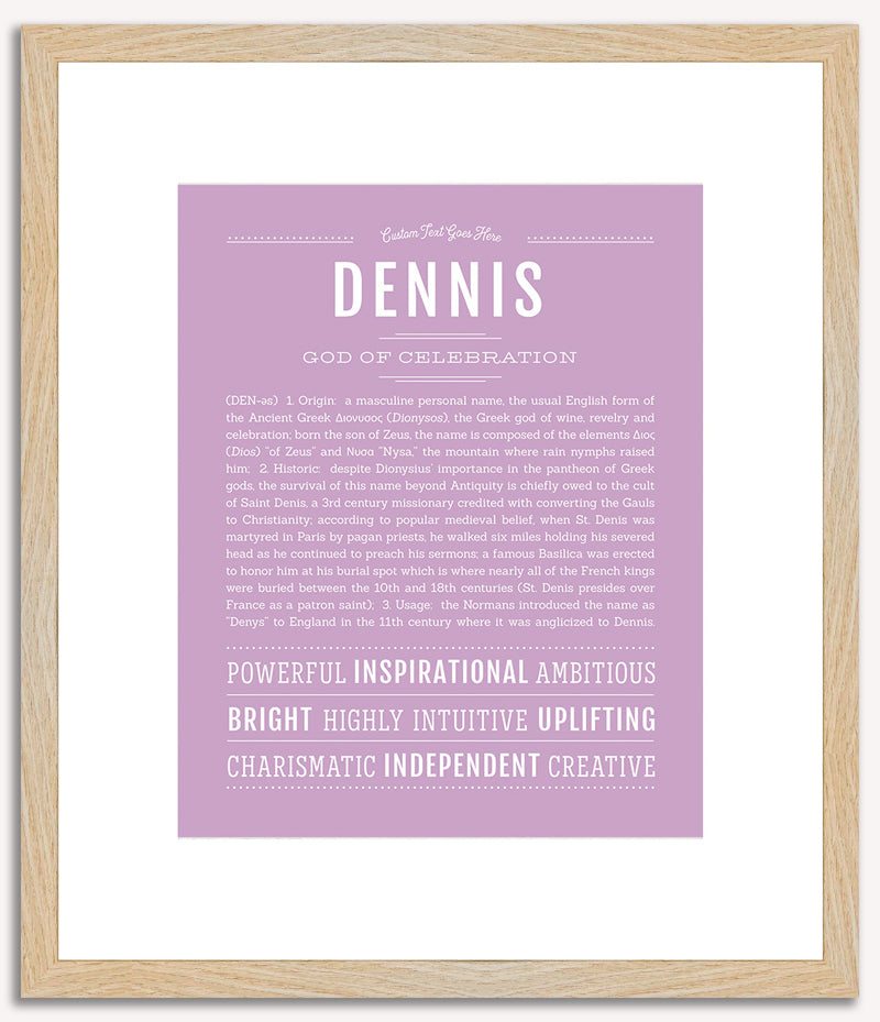 Dennis | Name Art Print